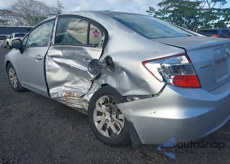 2012 Honda Civic Lx z USA, uszkodzony, nr VIN 2HGFB2F50CH566504